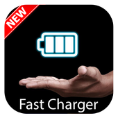 Fast charging battery booster icon