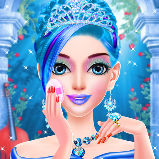 💙👸Blue Princess - Makeup Salon Games For Girls👗 icon