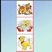 4 years Sorting game education icon