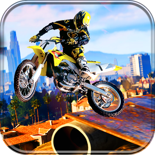 Crazy Snow Bike Stunt Master icon