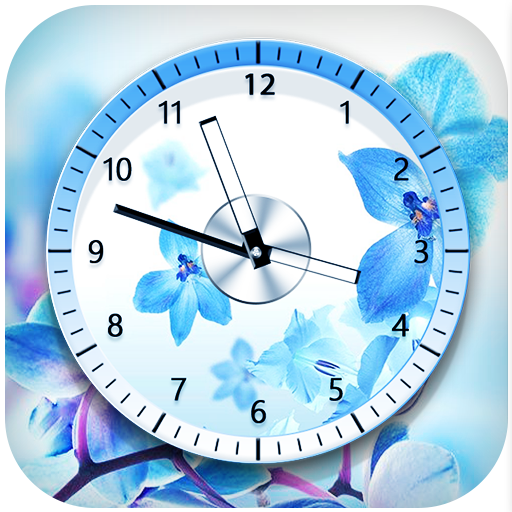 Flower Clock Live Wallpaper icon