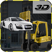 Car Parking Fork Lifter Sim HD icon