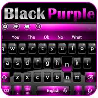 Black Purple Neat Keyboard