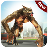 The Angry Wolf Simulator : Werewolf Games icon