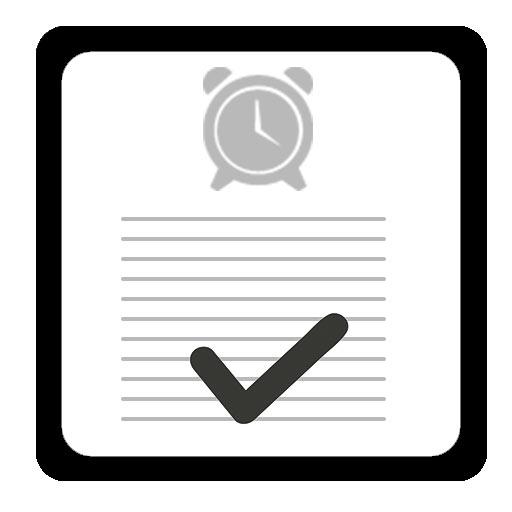 Reminder App with alarm icon