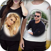 T-Shirt Dual Photo Frame icon