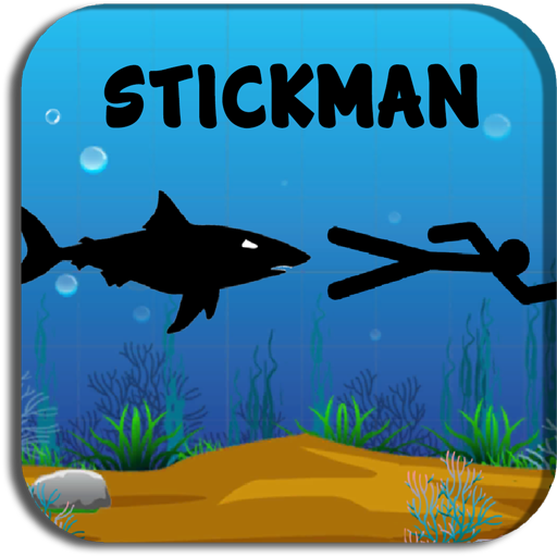 Stickman Shark Out icon