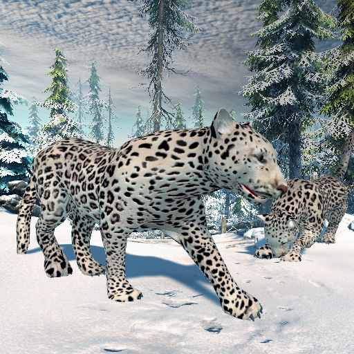 Arctic Leopard Simulator Game icon