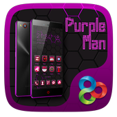 Purple Man GO Launcher Theme icon