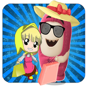 Oddbods &amp; Nacha the shopping icon