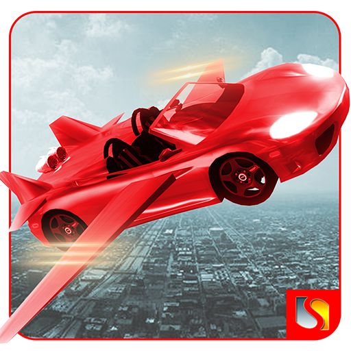 Flying Car Racing Simulator 3D icon