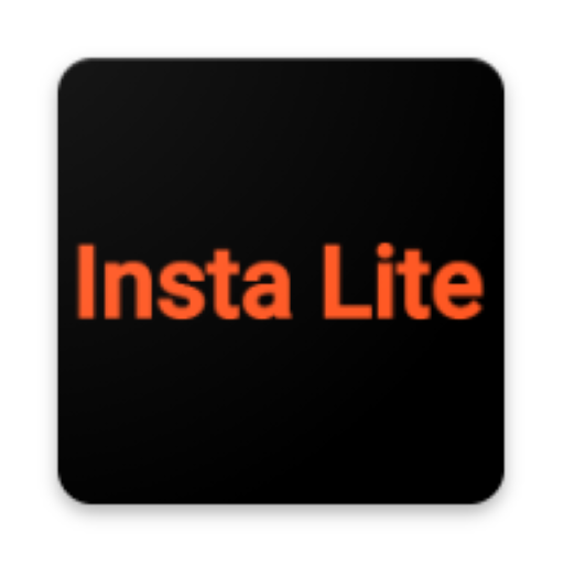 Black Insta Lite icon