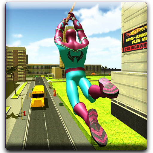 Spider rope man: superhero icon