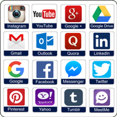 All in One Social Media App - All Social Media App icon