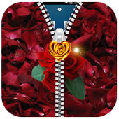 Rose Petals Zip Lock Screen icon
