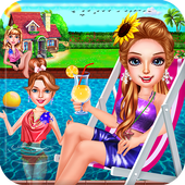 Permainan pesta kolam renang icon