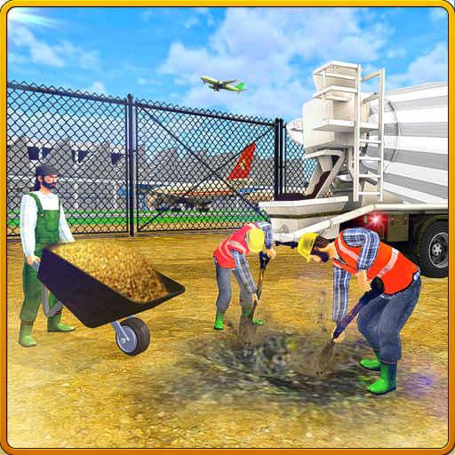 City Builder Airport building : Construction Games icon