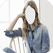 Women Jeans Photo Editor иконка
