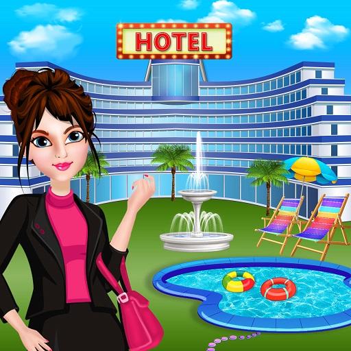 Girl resort resort manager: pulizia della stanza v icon
