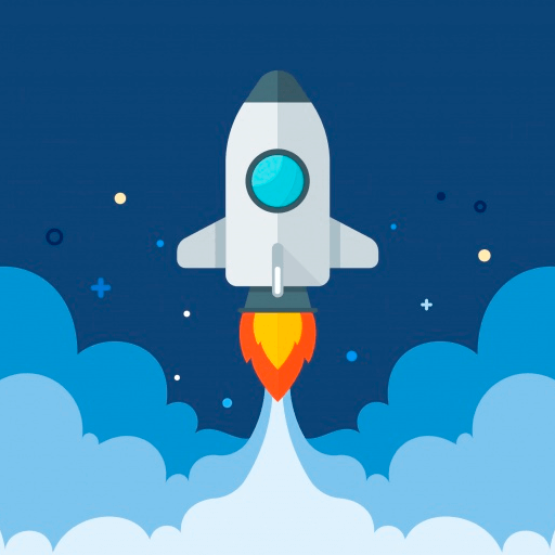 Rocket Cleaner: Cash clean, Android Booster Master icon