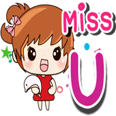 Sticker Miss You For WA - Love WAStickerApps icon