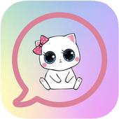Kawaii Messenger - Message for Pink Girls icon