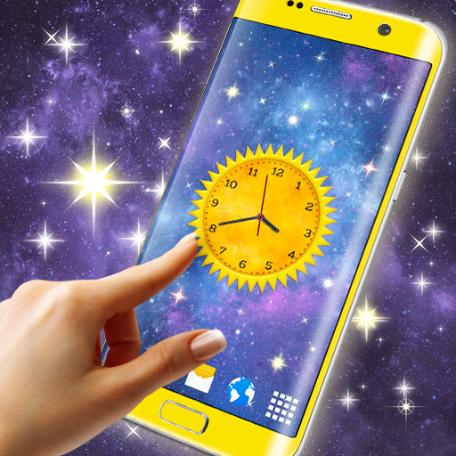 Space Clock Live Wallpaper 🌌 Stars Wallpapers icon