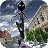 Stickman Rope Hero - Vegas Mafia Crime Fight