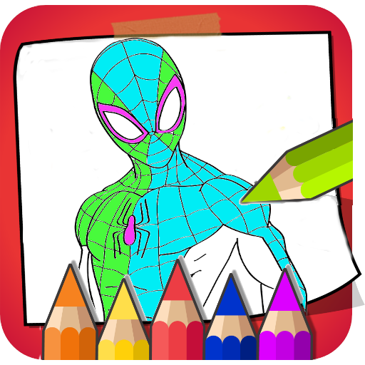 Coloring Super Hero Spider icon