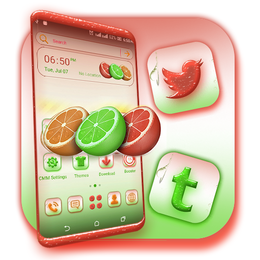 Colorful Lemon Launcher Theme icon