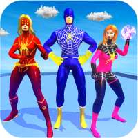 Spider Superhero Family - Grand Vegas Crime City