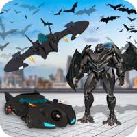 Flying Bat Robot Hero Games 3D