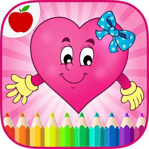 Valentines Game Coloring Book icon