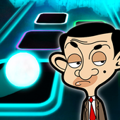 Mr. Bean Theme Song Tiles Neon Jump icon