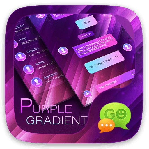 (FREE) GO SMS GRADIENT THEME icon