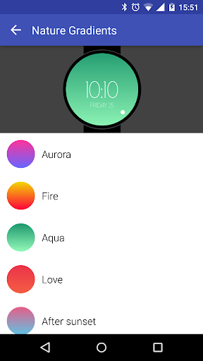 Nature Gradients Watch Face screenshot 7
