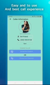फेक कॉलर आईडी और फेक फेक कॉल स्क्रीनशॉट 3