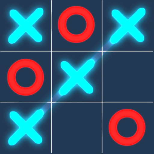 Neon Tic Tac Toe - لعبة اكس او الجديدة icon