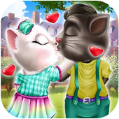Talking Cat Kiss Game icon