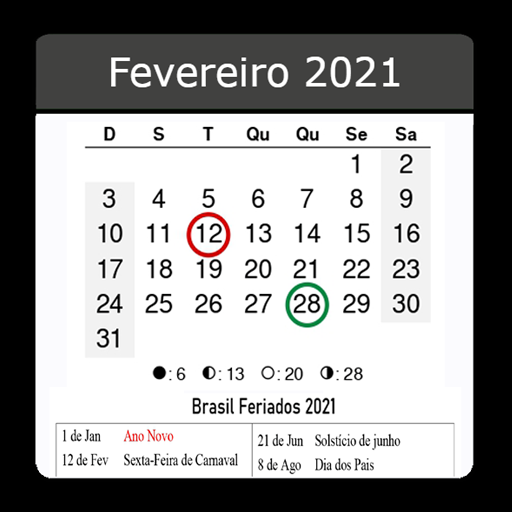 Brasil Calendário 2021 icon