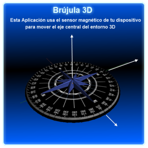 Brújula 3D (sensor magnético) icon