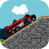 fire truck hill climb icon