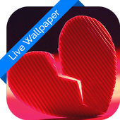 Broken Heart Cube 3d LWP icon