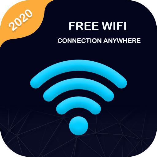 Free WIFI Connection Anywhere Network Map Connect icon