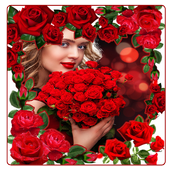 Red Rose Photo Frames &amp; Montage icon