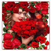 Red Rose Photo Frames & Montage on 9Apps