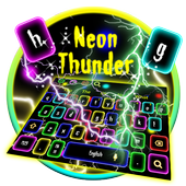 Flash Neon Lightning Keyboard Theme icon
