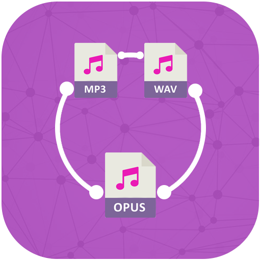 OPUS To MP3 &amp; WAV Converter - Opus Player icon