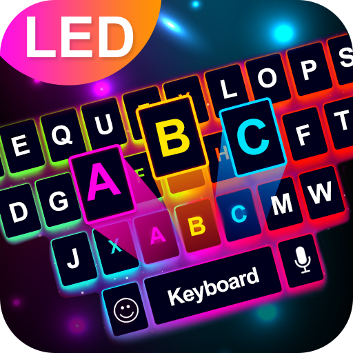 Neon LED Keyboard - RGB Lighting Colors icon