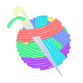 Cross-Stitch Colorful Art Game icon